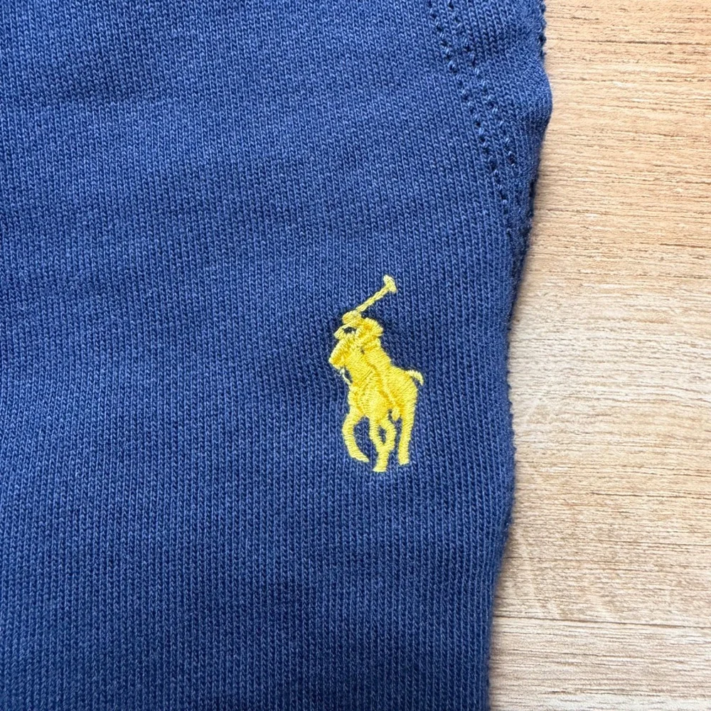 Polo Ralph Lauren Sweatpants Mens XL Navy Blue Pony Drawstring Hem Joggers